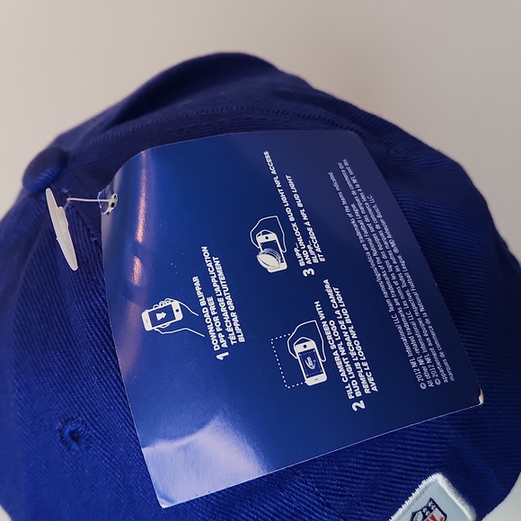 Bud Light New York Giants blue football nfl Fullback Hat w/tag - Picture 4 of 7